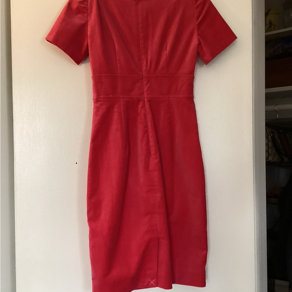J. Crew pink velvet dress size 00